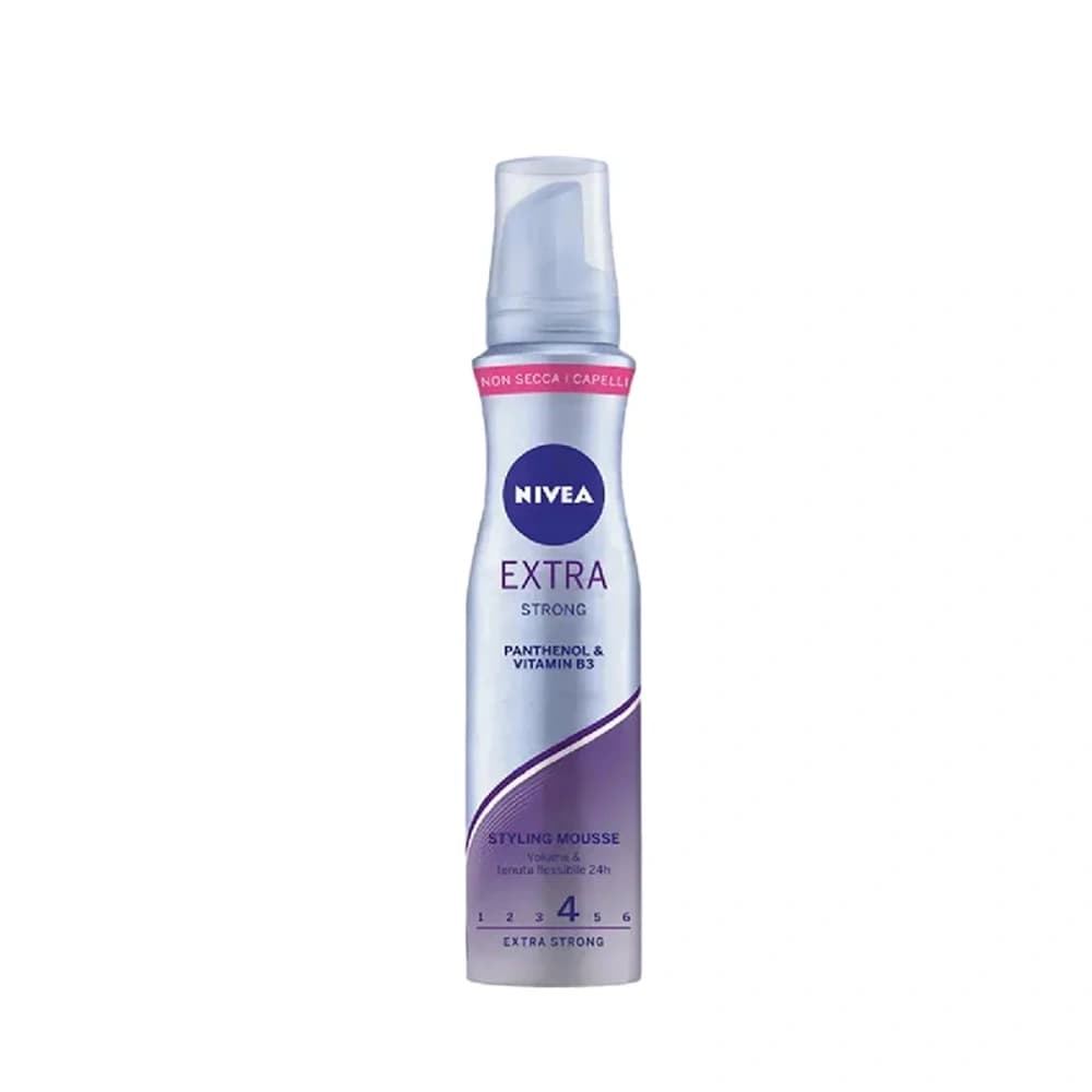 موس حالت‌دهنده مو نیوآ (Nivea) مدل extra strong حجم 150 میلی لیتر