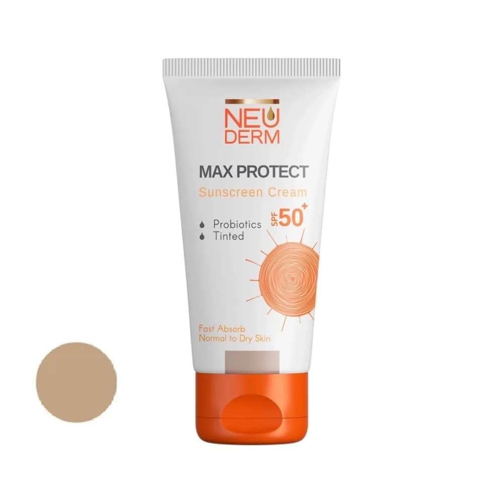 کرم ضد آفتاب رنگی نئودرم مدل مکس پروتکت spf 50 حجم 50 میلی لیتر