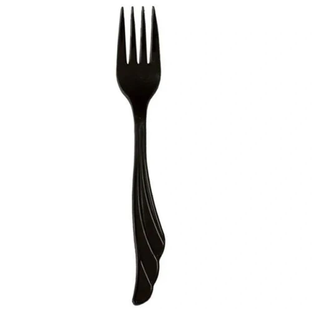 چنگال یکبار مصرف کوشا مدل مجلسی کد M0102 بسته 24 عددی بی رنگ شفاف