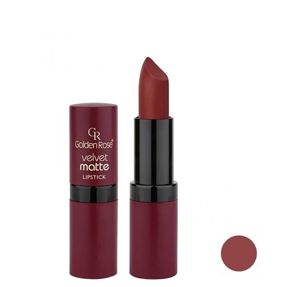 رژ لب جامد گلدن رز (Golden Rose) مدل Velvet Matte