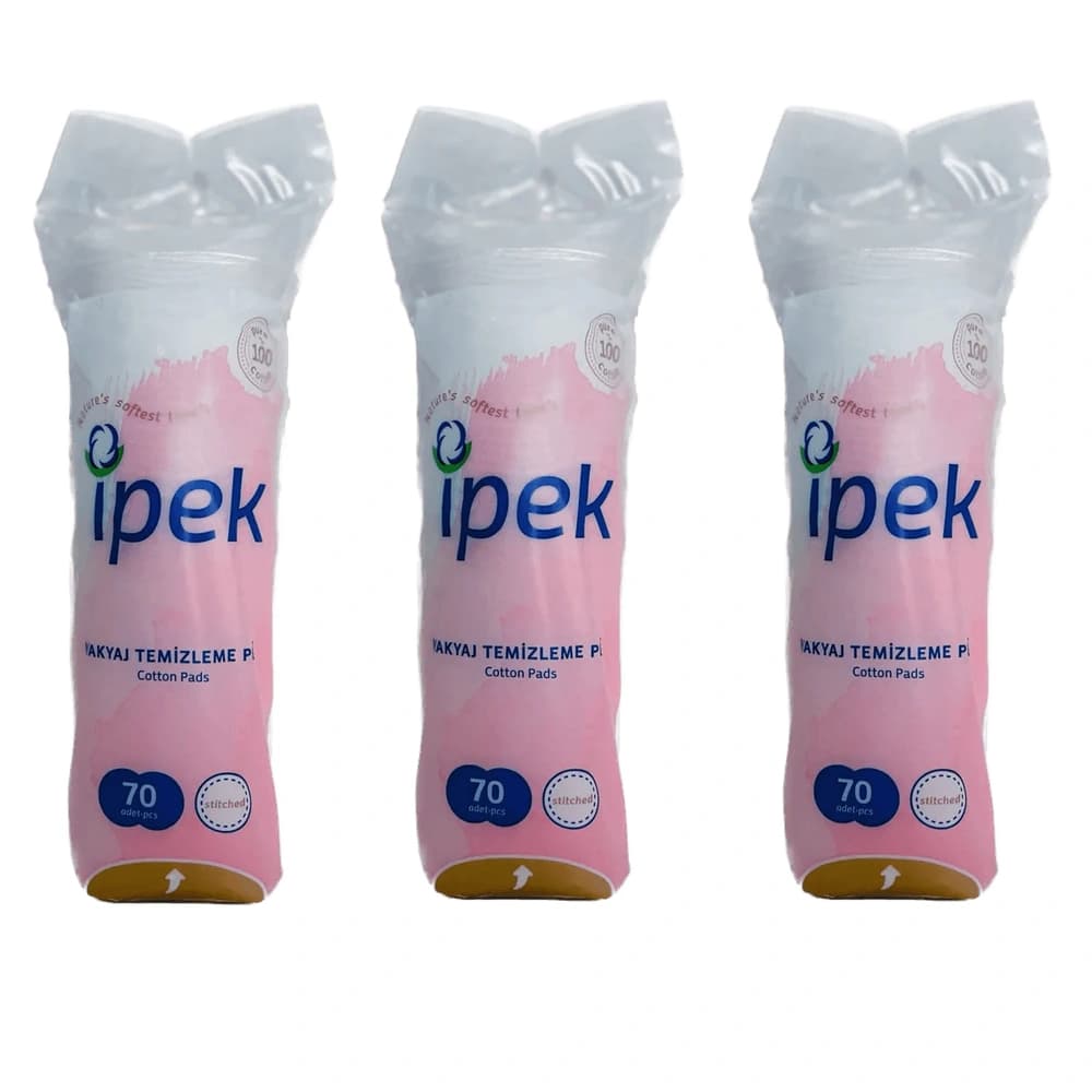 پد پاک کننده آرایش ایپک مدل Cotton بسته 70 عددی
